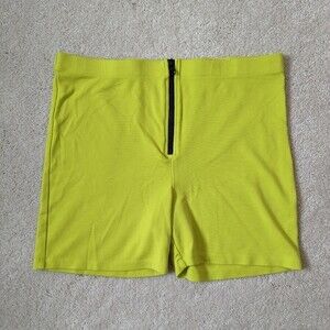 Wild Fable Neon Bike Shorts with Zip Size L